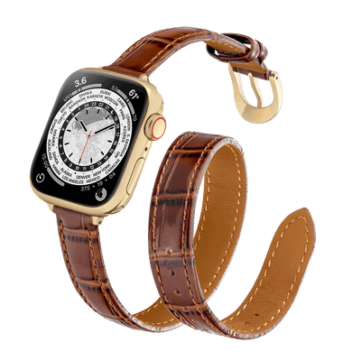 Damen Mahagoni-Braun mit Gold