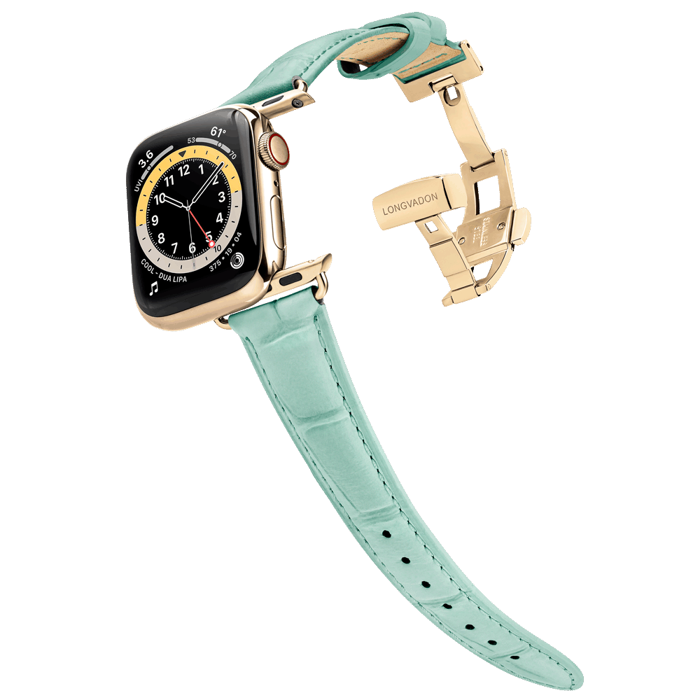 Damen Caiman Mint mit Gold