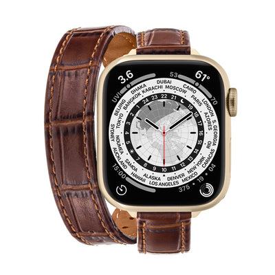 Damen Mahagoni-Braun mit Gold