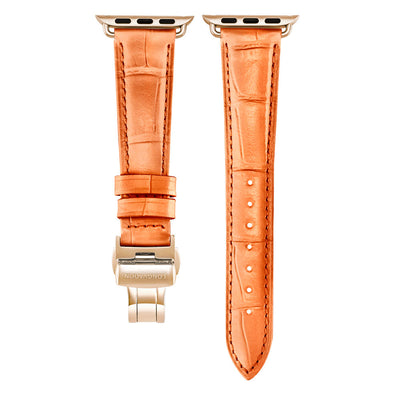 Damen Caiman Pfirsich mit Gold
