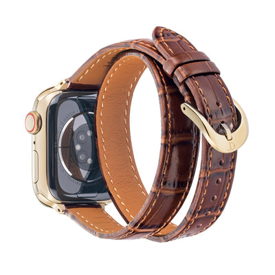 Damen Mahagoni-Braun mit Gold