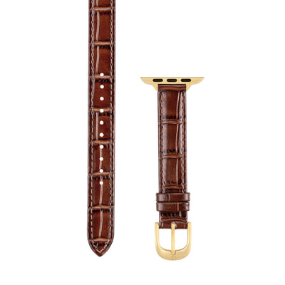Damen Mahagoni-Braun mit Gold