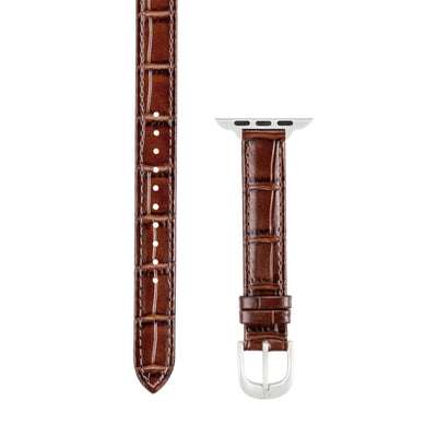 Damen Mahagoni-Braun mit Silber