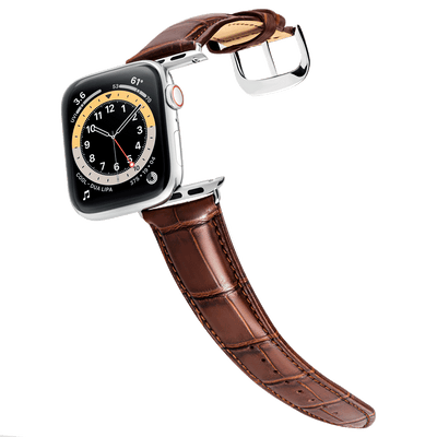 Herren Caiman Lite Mahagoni-Braun mit Silber