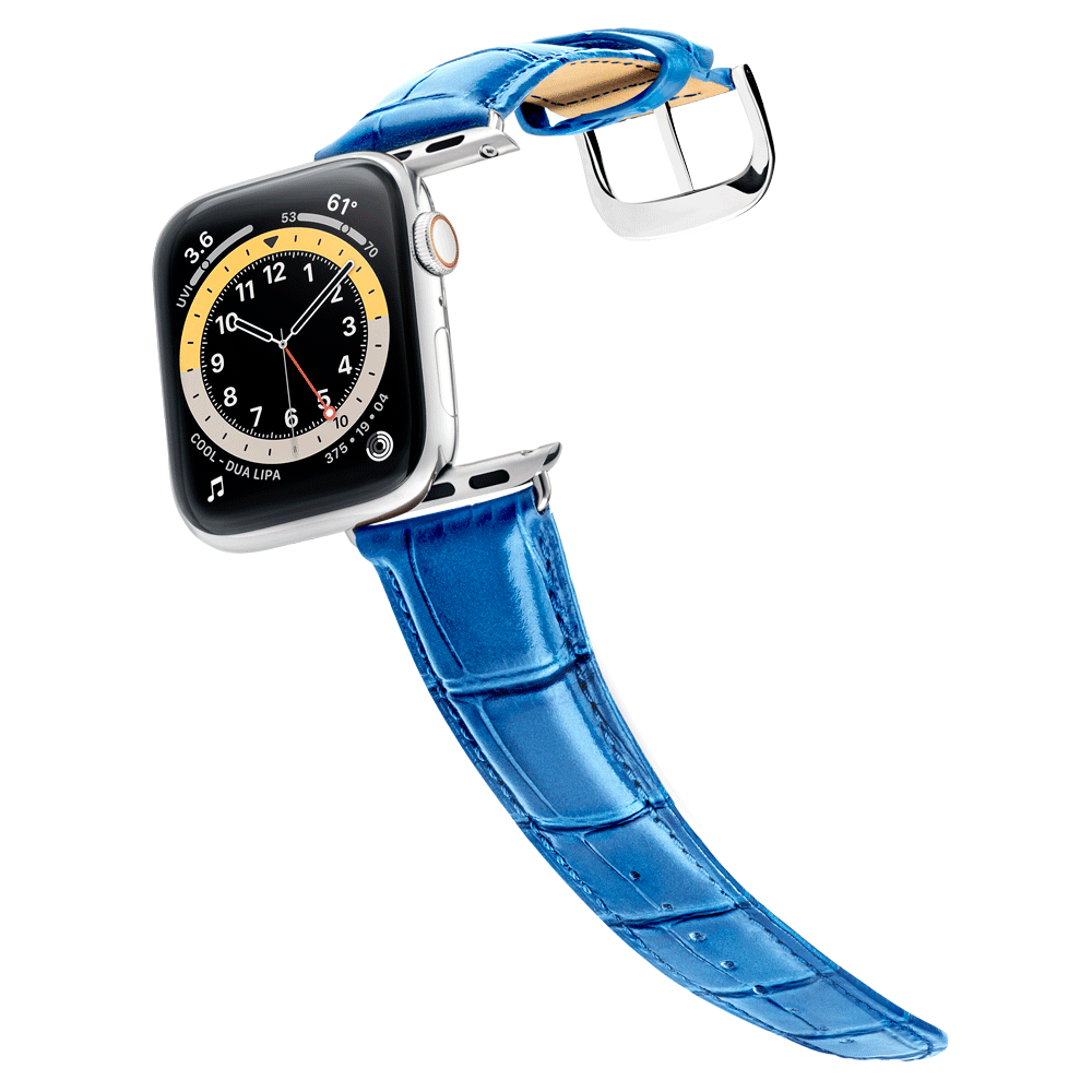 Herren Caiman Lite Mediterran-Blau mit Silber
