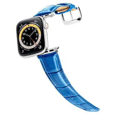 Herren Caiman Lite Mediterran-Blau mit Silber