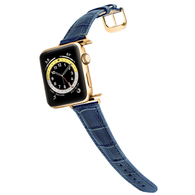 Damen Caiman-Serie Lite Uhrenbänder (Gold) ⌚