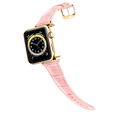 Damen Caiman-Serie Lite Uhrenbänder (Gold) ⌚