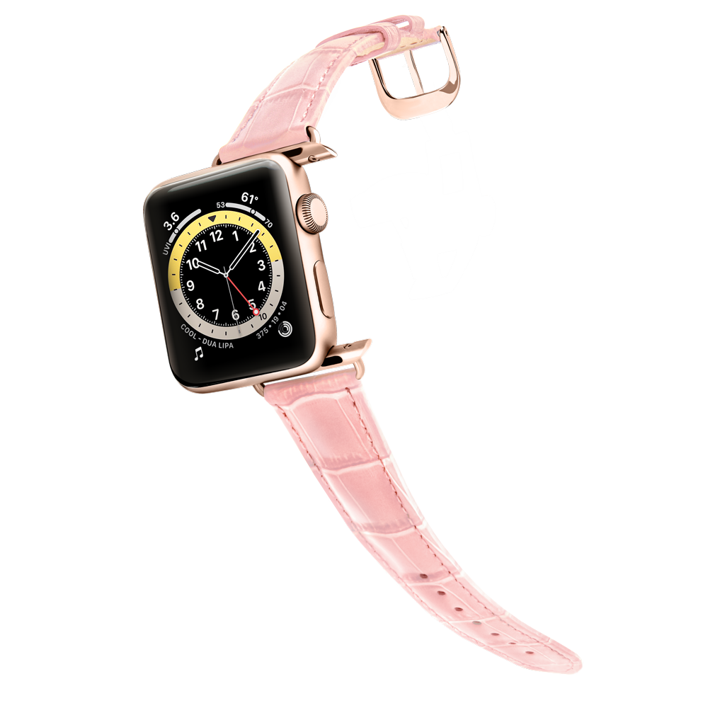 Damen Caiman Lite Hochglanz-Rosa mit Roségold