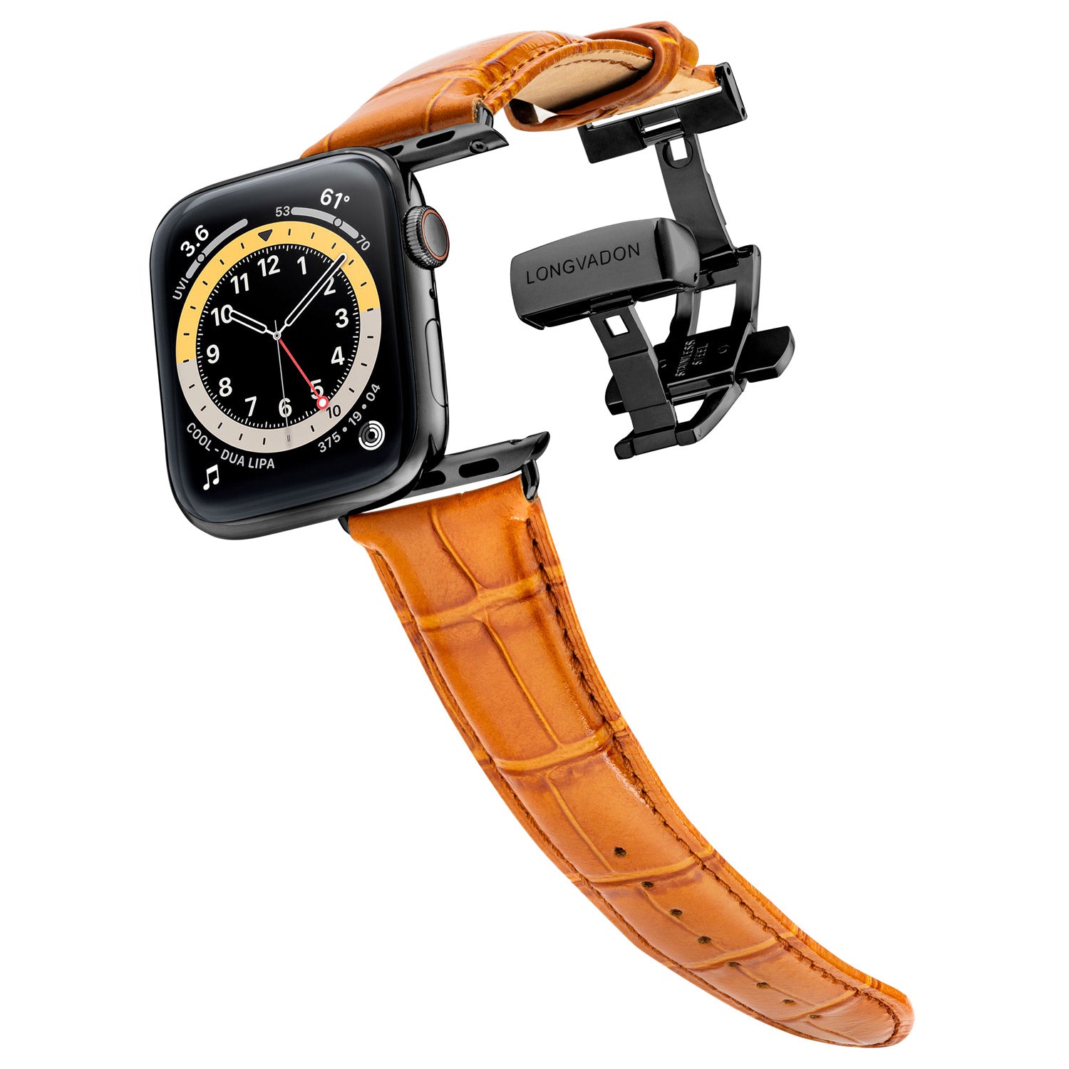 Herren Caiman Whiskey-Braun mit Schwarz