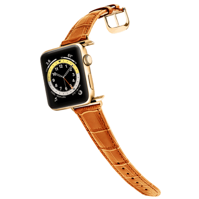 Damen Caiman Lite Whiskey-Braun mit Gold