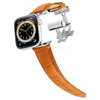 Herren Caiman Matt-Whiskey-Braun mit Silber