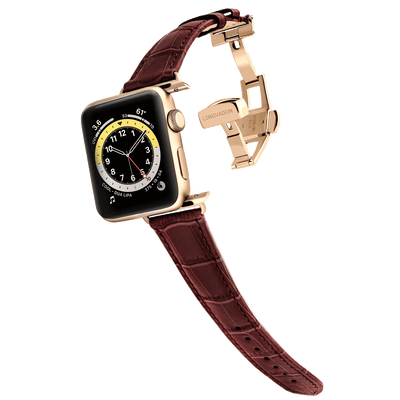 Damen Caiman-Serie Uhrenbänder (Gold) ⌚