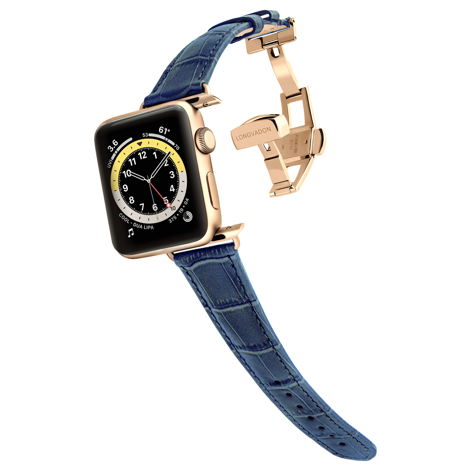 Damen Caiman Marineblau mit Gold