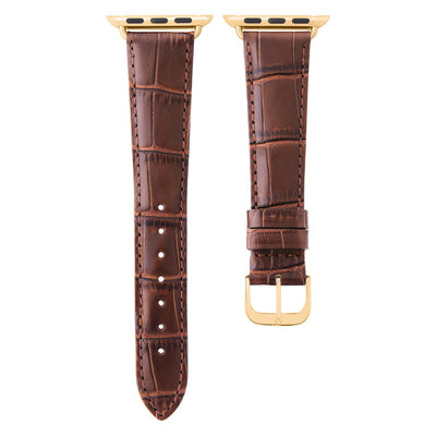 Damen Caiman Lite Mahagoni-Braun mit Gold