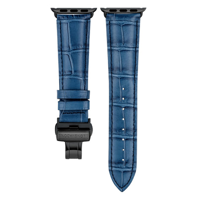 Herren Caiman Matt-Marineblau mit Schwarz