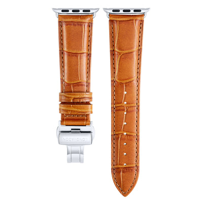 Herren Caiman Matt-Whiskey-Braun mit Silber
