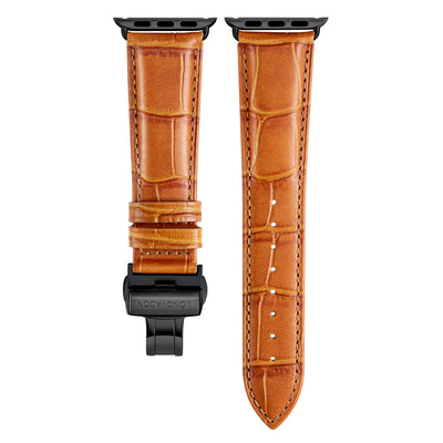 Herren Caiman Matt-Whiskey-Braun mit Schwarz