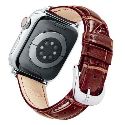 Damen Caiman Lite Mahagoni-Braun mit Silber
