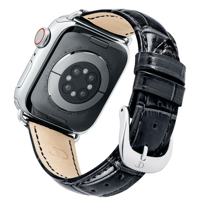 Damen Caiman Lite Mitternachtsschwarz mit Silber