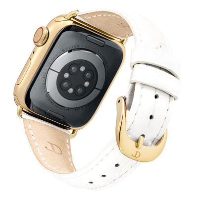 Damen Caiman Lite Schneeweiß mit Gold