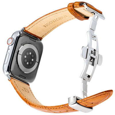 Herren Caiman Whiskey-Braun mit Silber