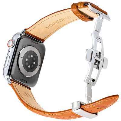 Herren Caiman Matt-Whiskey-Braun mit Silber