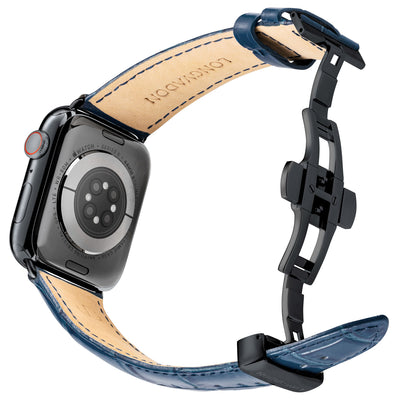 Herren Caiman Marineblau mit Schwarz