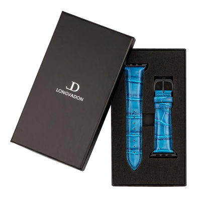 Herren Caiman Lite Mediterran-Blau mit Schwarz