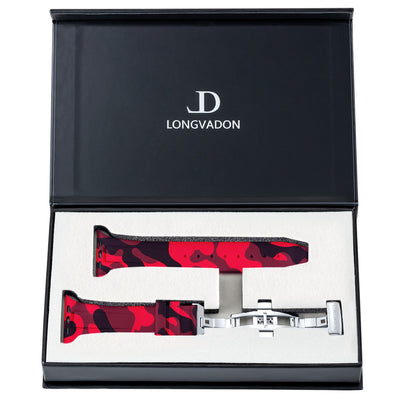 Herren Vulkan Rote Camouflage mit Silber