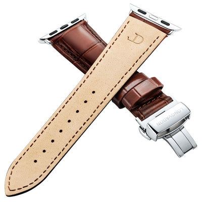Herren Caiman Mahagonibraun mit Silber