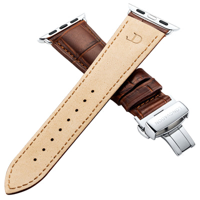 Herren Caiman Matt-Mahagonibraun mit Silber