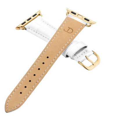 Damen Caiman Lite Schneeweiß mit Gold