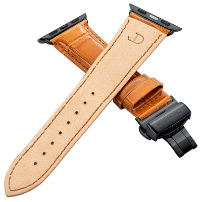 Herren Caiman Whiskey-Braun mit Schwarz
