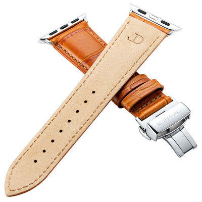Herren Caiman Matt-Whiskey-Braun mit Silber