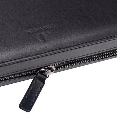 Mitternachtsschwarzes Nappaleder Reise-Etui