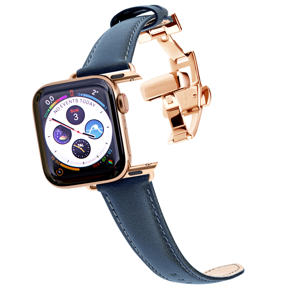 Damen Classic Marineblau mit Roségold