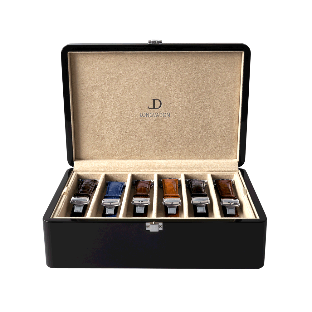 Klavierlack-schwarze Sammlerbox aus Holz