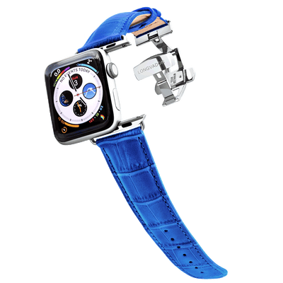 Herren Caiman Mediterran-Blau mit Silber