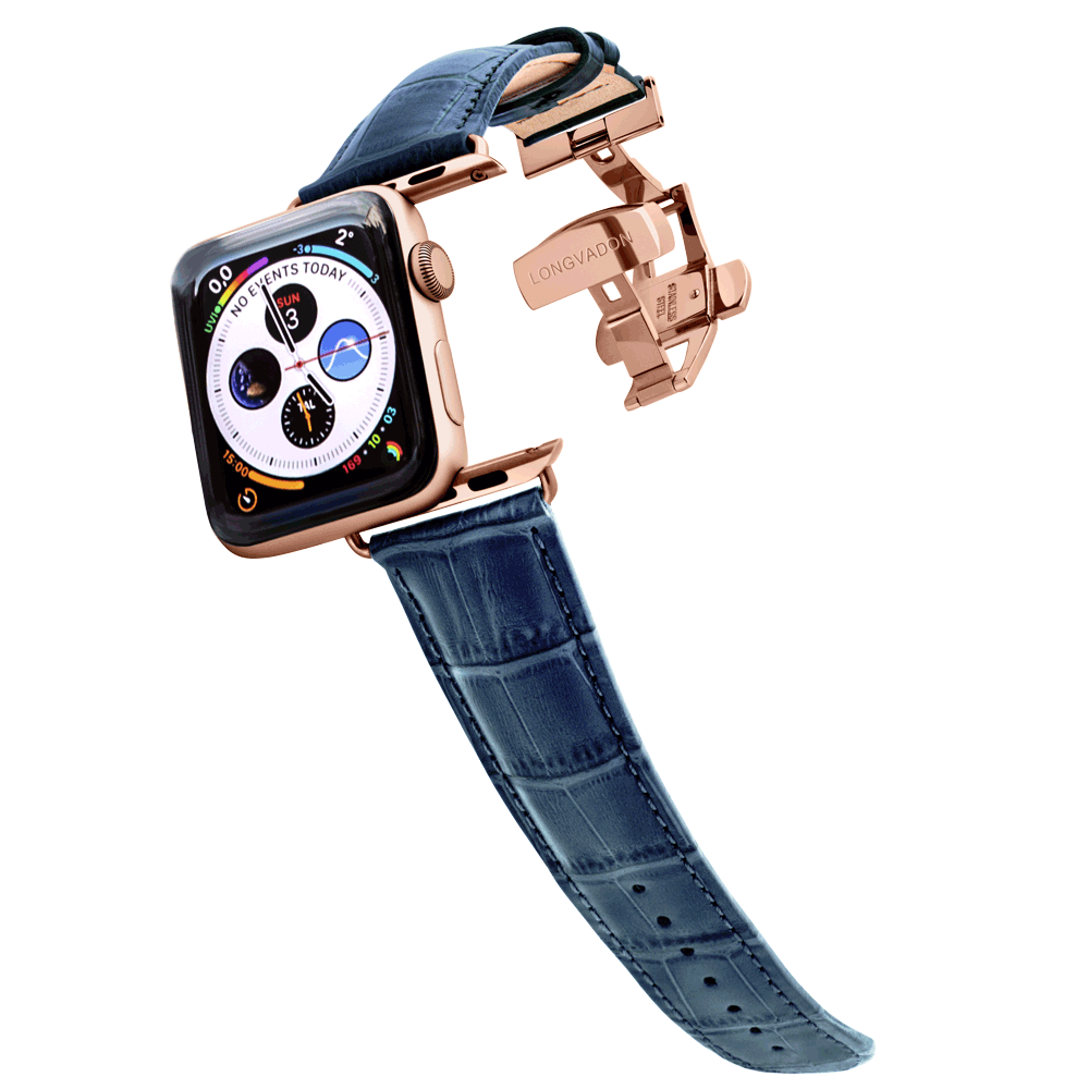 Herren Caiman Marineblau mit Roségold