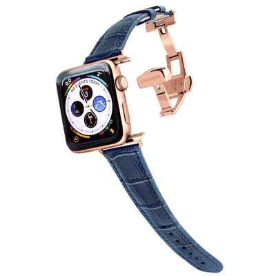 Damen Caiman Marineblau mit Roségold