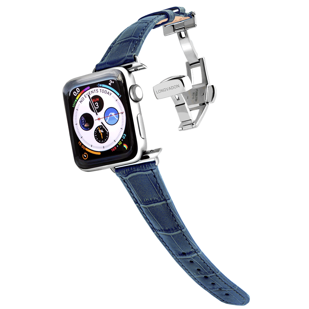 Damen Caiman Marineblau mit Silber