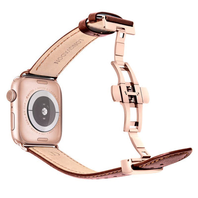 Herren Classic Mahagoni-Braun mit Roségold