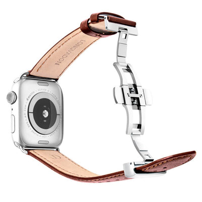 Herren Classic Mahagoni-Braun mit Silber