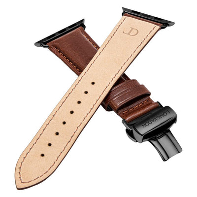 Herren Classic Mahagoni-Braun mit Schwarz