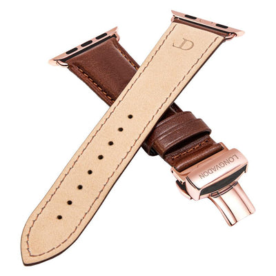 Herren Classic Mahagoni-Braun mit Roségold
