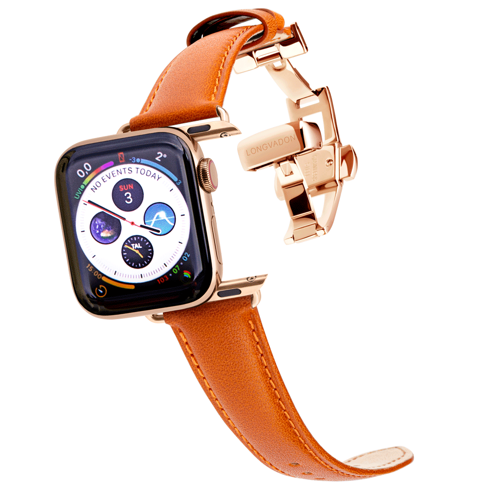 Damen Classic Whiskeybraun mit Roségold