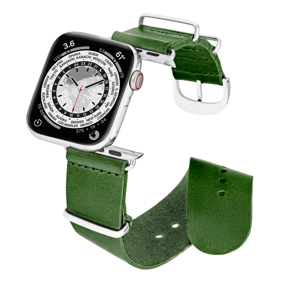 45MM Armeegrün mit Silber