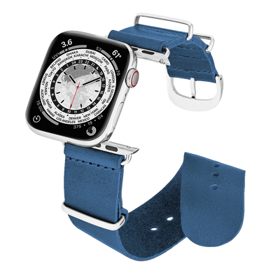 45MM Marineblau mit Silber