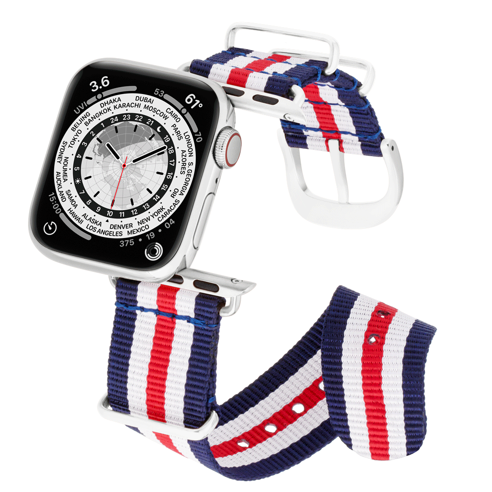 41MM Union Jack mit Silber